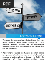 MODULE 2 - Decision Making