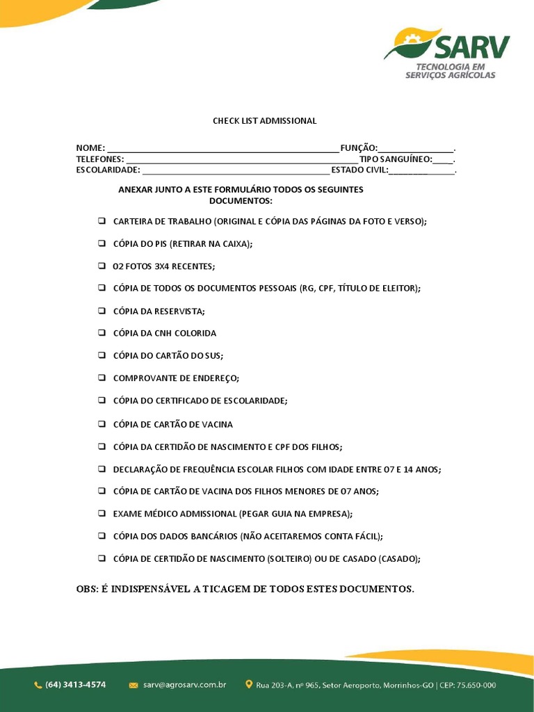 Check List Process Audit