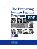 Bb-OrG. Preparing Future Faculty Program (PFF). Brochure