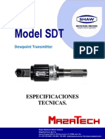 Mazatech Sensor de Humedad Especificaciones Tecnicas SDT 1269277