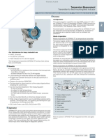 Transmisor de Temperatura Siemens