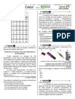 Ciências - Biologia - Física - Química