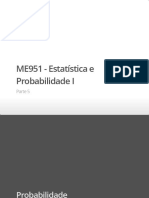 Parte 5 - Estatística e Probabilidade ME951 Unicamp