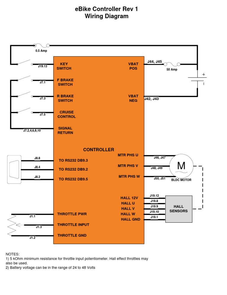 Ebike Wiring Diagram | PDF