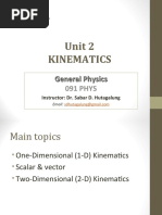 Unit 2 Kinematics