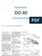 Instrukcja MICRO SEIKI DD-40 - PL - v3