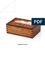 Wooden Tissue Box