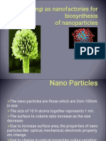 Fungi As Nanofactories