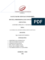 Las Normas de Auditoría Generalmente Aceptadas - NAGAS