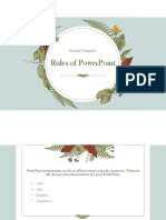Rules For Powerpoint PDF