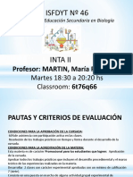 1 Inta II. Prof. Martin