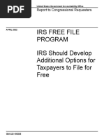 GAO Free-File Report