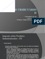 Direito Tributaìrio II - Aula IPI e IOF