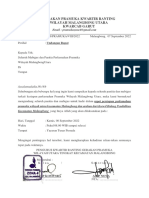 Surat Undangan, Jadwal Kegiatan, Form Peserta