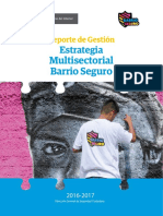 Barrio Seguro: Estrategia multisectorial para prevenir delincuencia