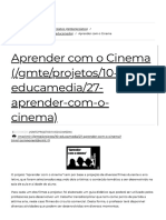 GMTE - Gabinete de Modernização Das Tecnologias Educativas - Aprender Com o Cinema