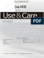 Frigidaire Fad954dwd 95 Pint Dehumidifier Owners Manual