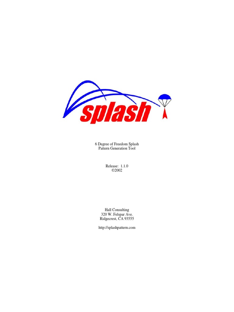 6 Degree of Freedom Splash Pattern Generation Tool | PDF | Rocket ...