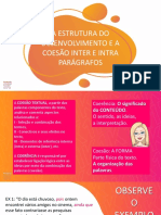 A Estrutura Do Desenvolvimento e A Coesão Inter e Intra Parágrafos2