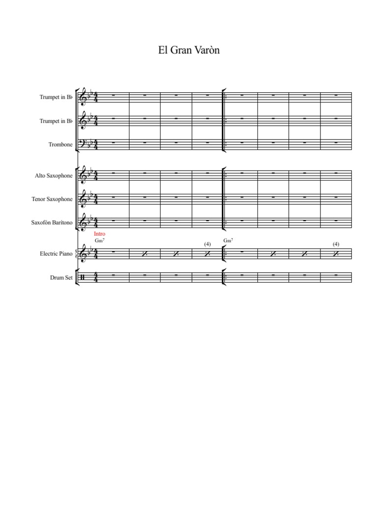 El gran varon score and parts pdf