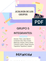 Psicología grupos 5