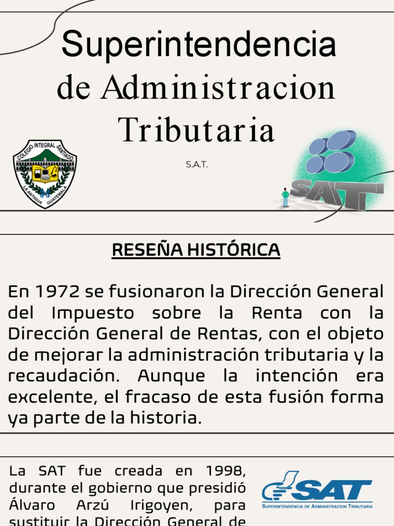 Superintendencia de administracion tributaria pdf presupuesto