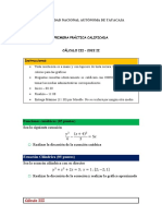 Primera Práctica Calificada - Cálculo Iiii