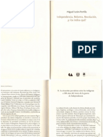 LEON-PORTILLA, Miguel. Independencia, Reforma, Revolución. Y Los Indios Qué