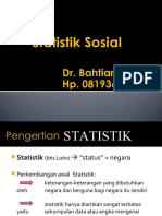 Pertemuan 1 - Pendahuluan Tentang Statistik Sosial