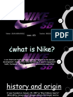 Menú Giratorio de Nike