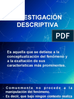 Investigación Descriptiva Explicativa y Diagnóstica