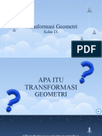 Transformasi Geometri-Refleksi Dan Translasi