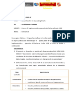 Informe D Refuerzo Escolar 5e