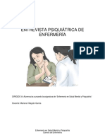 Entrevista psiquiátrica de enfermería