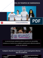 La Salud Mental en Tiempos de Emergencia y Mecanismo de Afronte