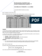 Composição Da Média 2º TRI - 1 e 2 Série