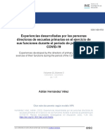 Experiencia de Gestión Educativa