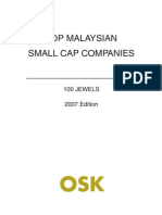 OSK - Small Caps Top 100 Jewels - 2007 Edition - Final Consolidated