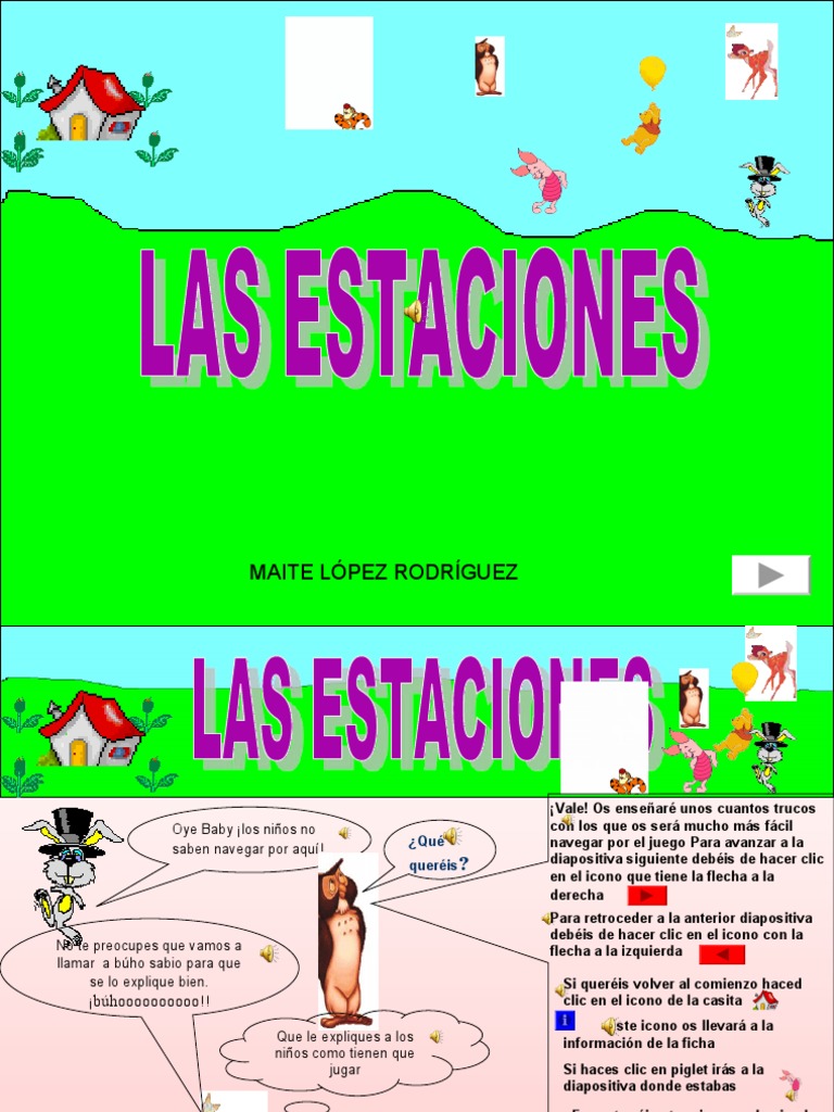 Las Estaciones | PDF | Temporada de primavera) | Nieve