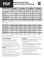 Cummins Engine Oil Capacity Guide | PDF | Biodiesel | Motor Oil