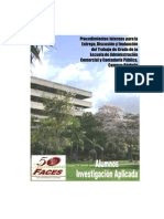 Procedimientos para Investigación Aplicada