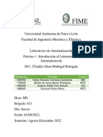 Práctica 1. Intro Al Lab de Automatización