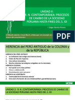 Unidad Ii: R. N. Contemporánea: Procesos de Cambio de La Sociedad Peruana Hasta Fines Del S. XX