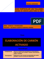 CyT 5°sec - Elaboración de Carbon Activado