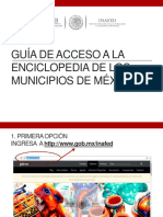 Guía de Acceso A La Enciclopedia de Los Municipios