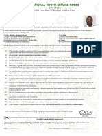 NYSC Ppa - Letter Sample