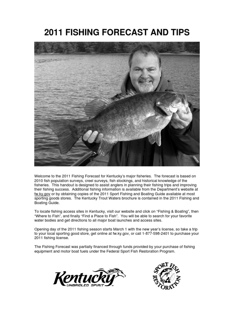 Fishing Forecast PDF Angling Aquatic Vertebrates