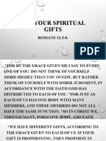Use Your Spiritual Gifts