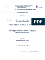 Indagación Sobre La Enseñanza y El Aprendizaje Situado