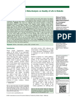 (REVISIÓN, 2021) Systematic Review and Meta Analysis On Quality of Life in Diabetic